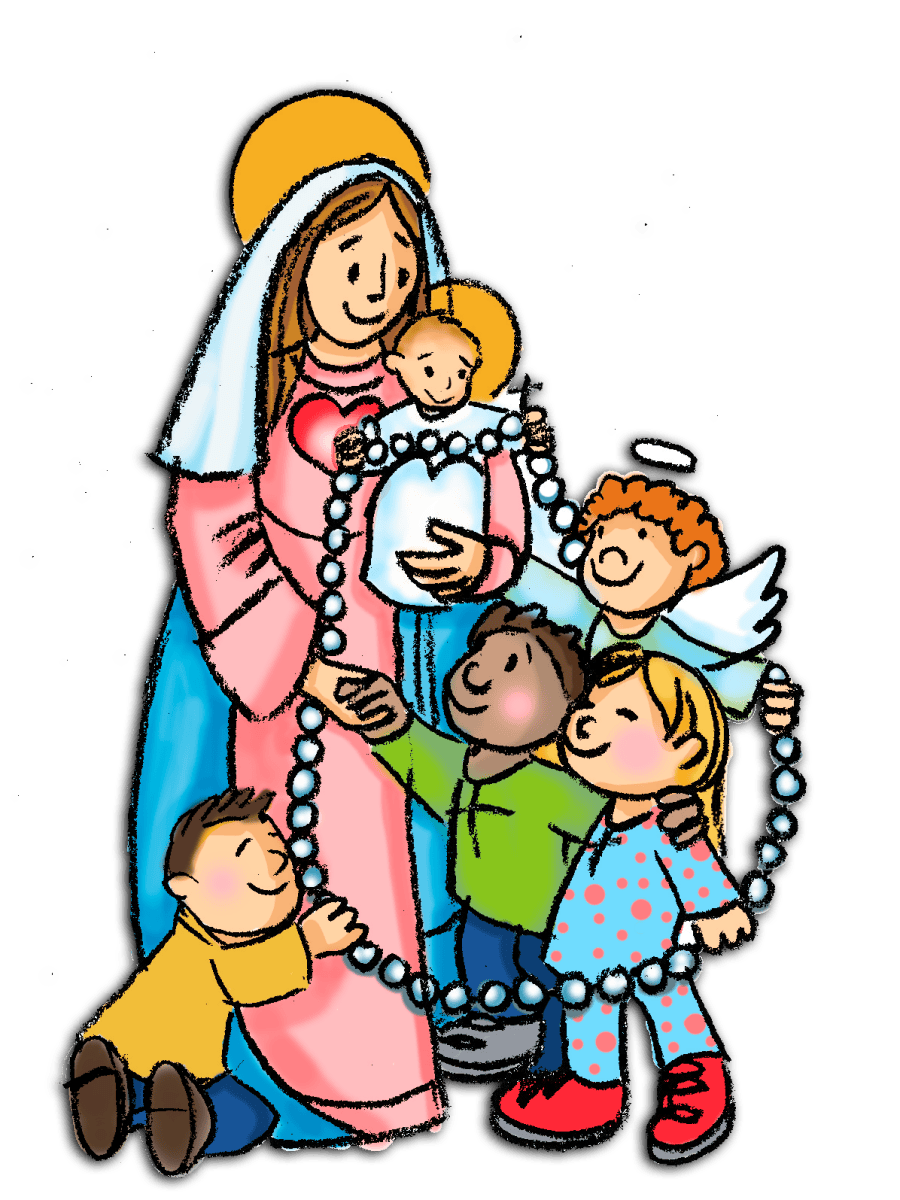 Tríptico para rezar el Rosario