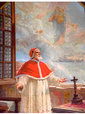 La estructura del rosario fijada por el Papa San Pío V